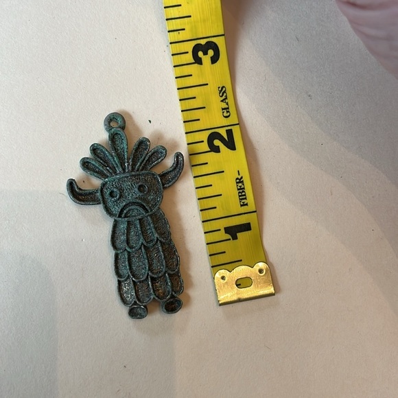 Vintage Pendant 1960s or 1970s Totem-Style Charm - Picture 4 of 6